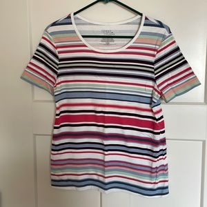 Colorful, Striped Tee